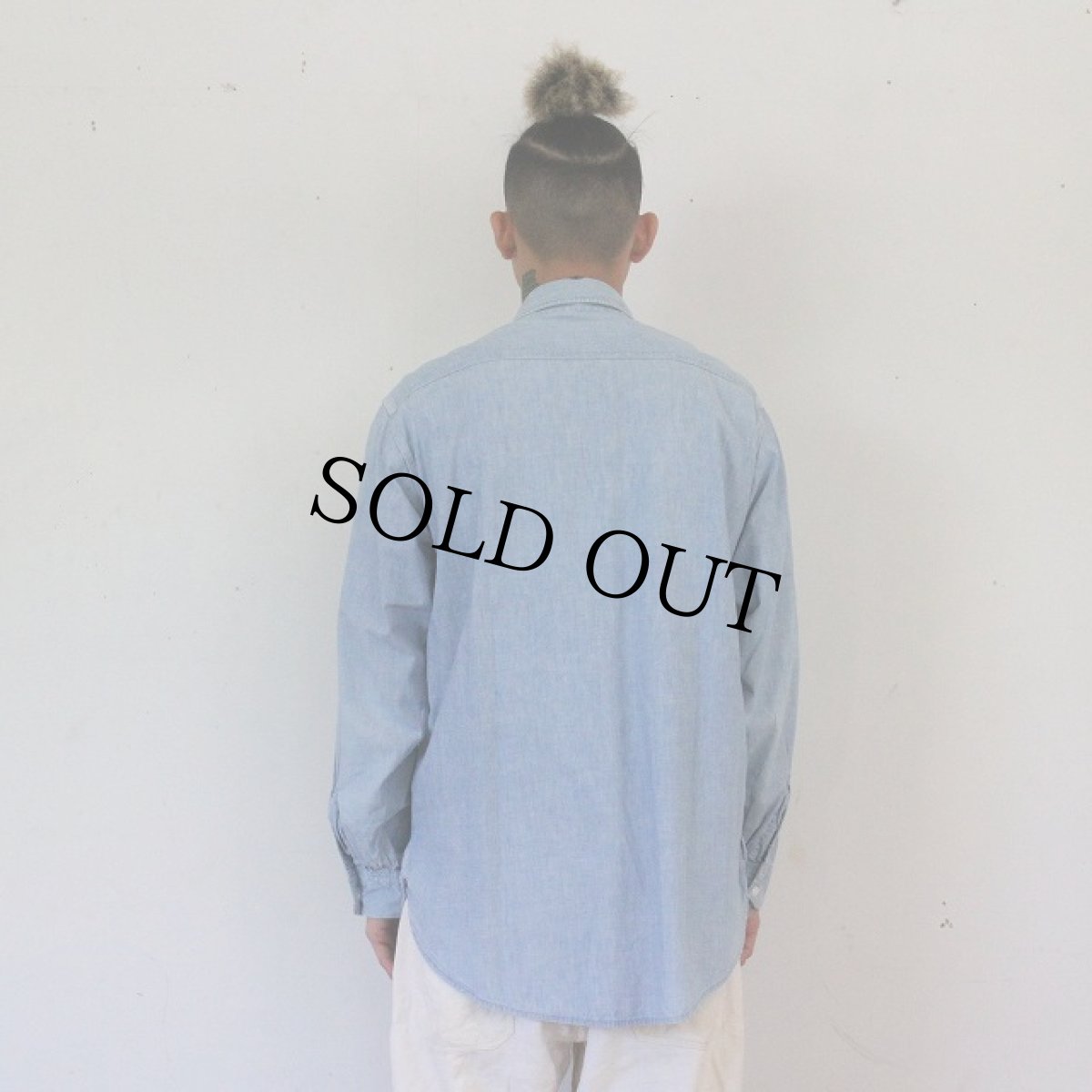 画像4: 50〜60's BIG MAC マチ付き シャンブレーシャツ (4)