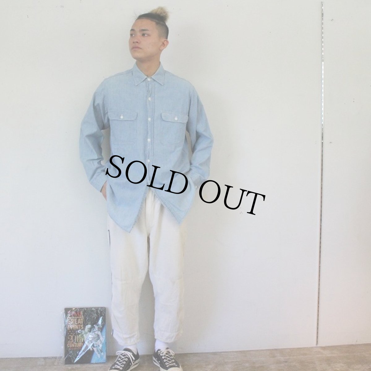 画像5: 50〜60's BIG MAC マチ付き シャンブレーシャツ (5)