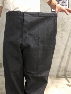 画像8: 50's PEPPERELL WHIPCORD SOLT & PEPPER Trousers W43 DEADSTOCK (8)