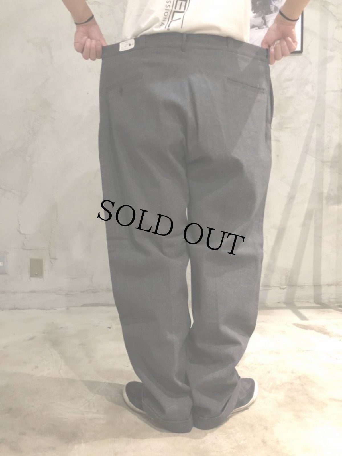 画像5: 50's PEPPERELL WHIPCORD SOLT & PEPPER Trousers W43 DEADSTOCK (5)