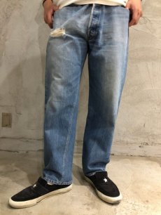 画像8: 60〜70's LEVI'S 501 BIGE デニムパンツ W36 (8)