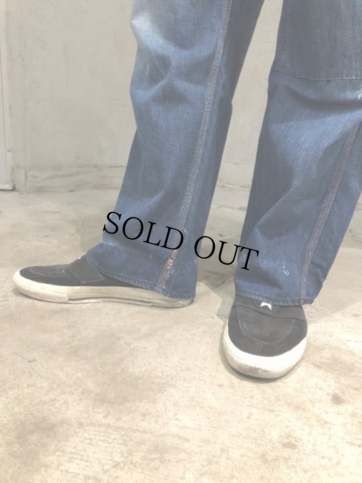 画像7: 50〜60's BIGMAC デニムペインターパンツ W35 (7)