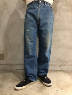 画像2: 60 J.C.PENNEY FOREMOST 5ポケットデニムパンツ ペンキ付き W34 (2)