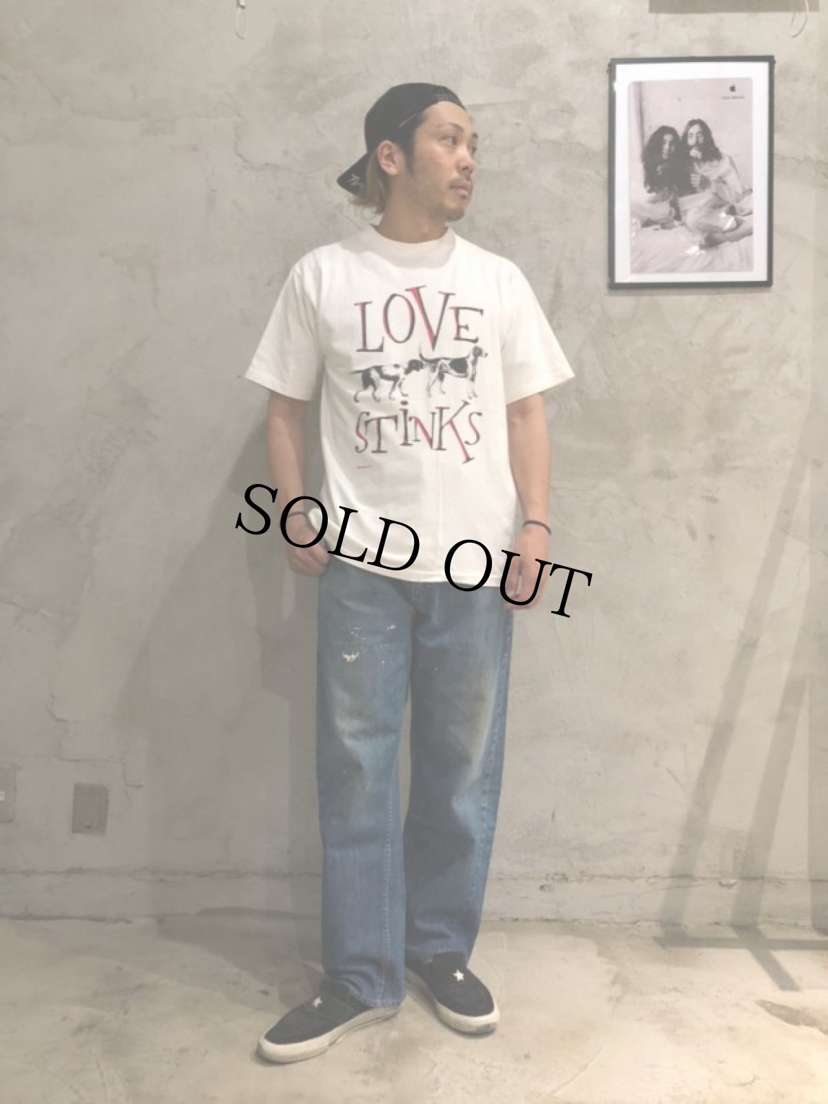 画像5: 60 J.C.PENNEY FOREMOST 5ポケットデニムパンツ ペンキ付き W34 (5)