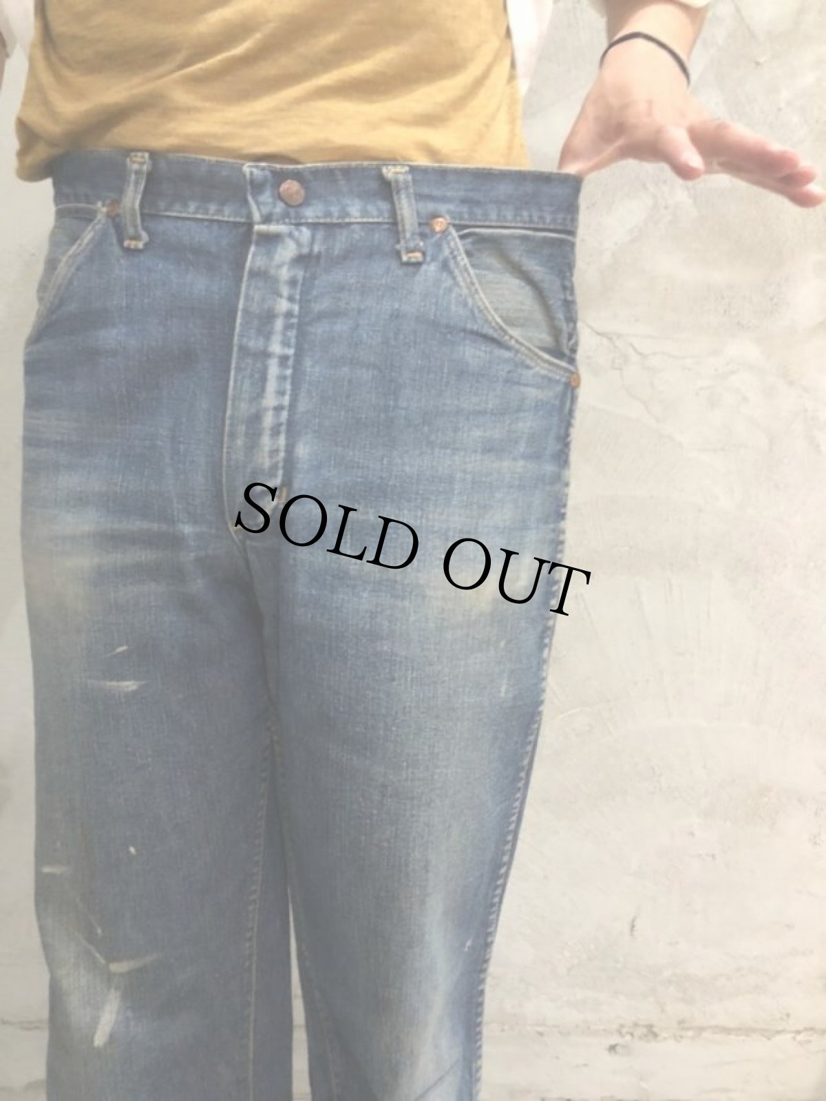 画像13: 60's STORE BRAND 5ポケットデニムパンツ W33 (13)