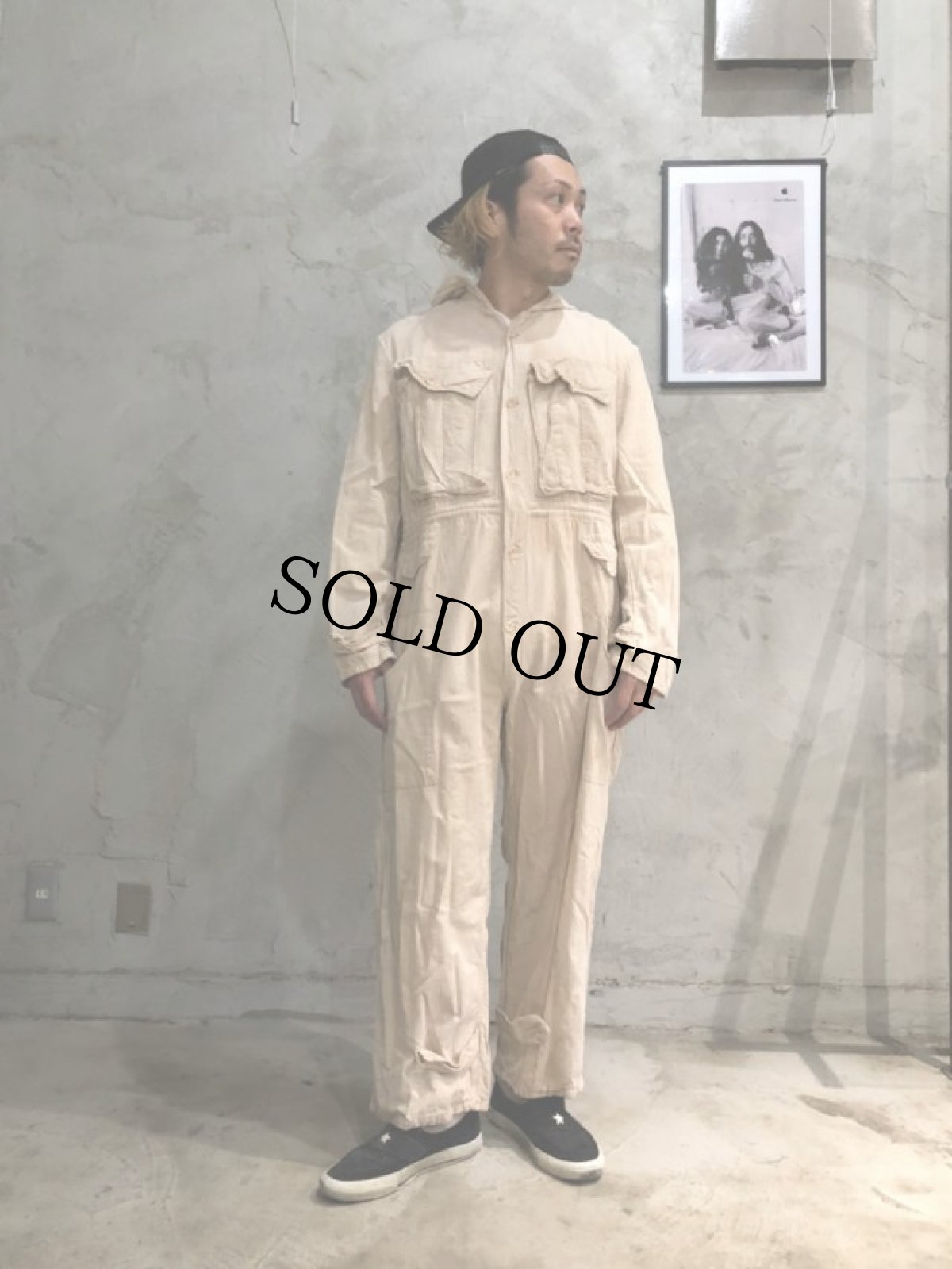 画像2: 50's Bulgarian Military Snow Camouflage Coverall (2)