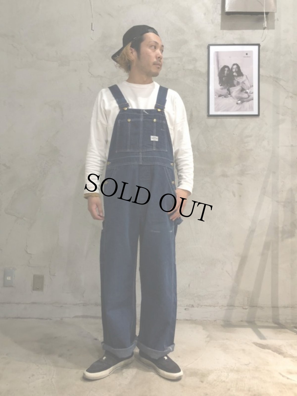 画像2: 40's〜50's HERCULES ローバック デニムオーバーオール (2)