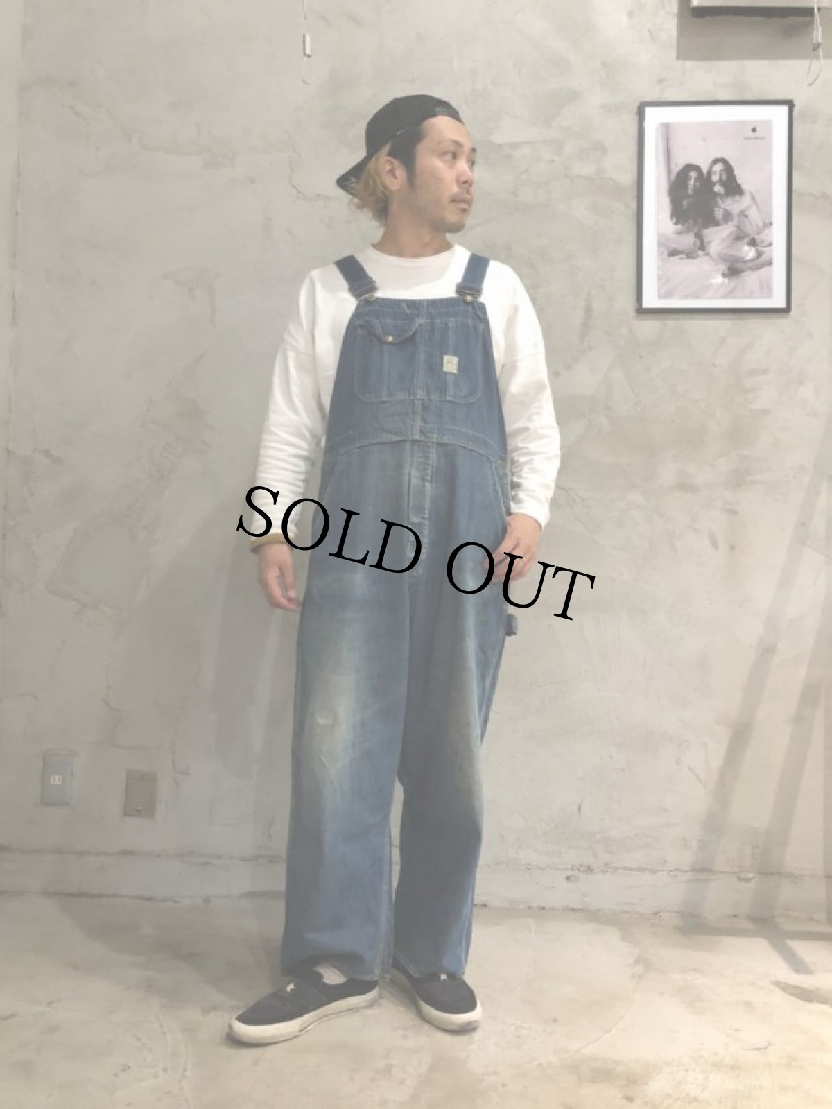 画像3: 40〜50's BIG BUCK by ELY&WALKER デニムオーバーオール W38 (3)