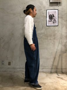 画像4: 40〜50's OX HIDE by J.C.PENNEY Low back Denim Overall W46 (4)