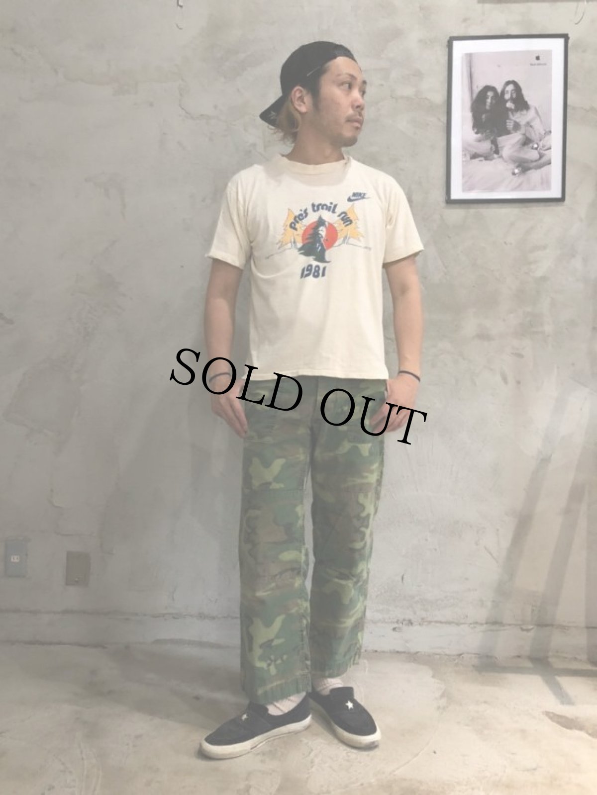 画像5: 60's ERDL迷彩 リップストップ地 ベイカーパンツ W32 (5)