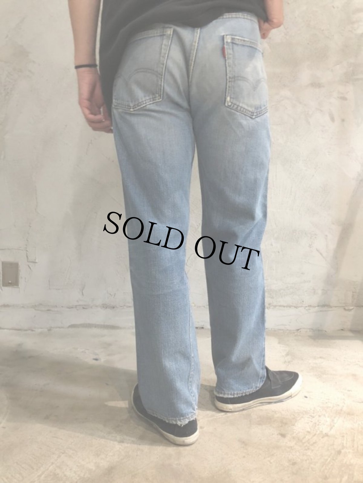 画像8: 60〜70's LEVI'S 501 BIGE デニムパンツ W32 (8)