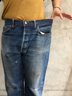 画像7: 60's〜70's LEVI'S 501 USA製 BIGE デニムパンツ W35 (7)