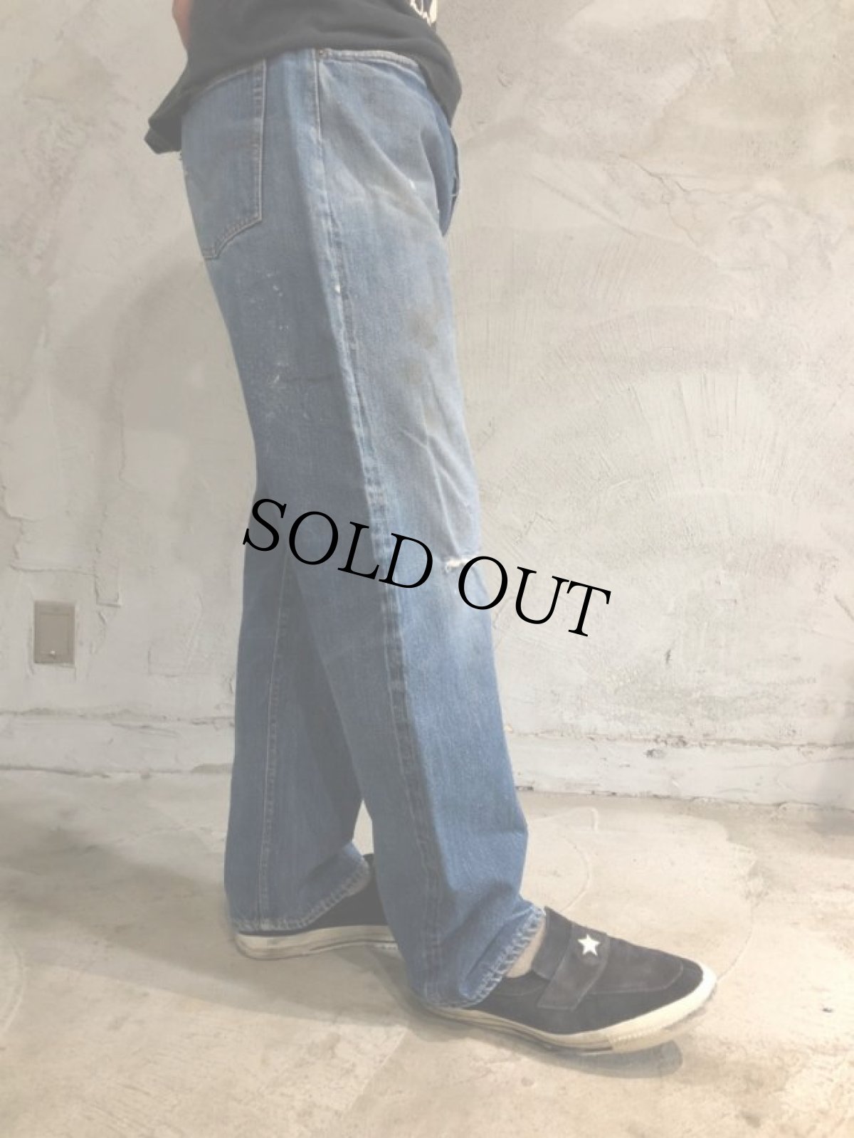 画像3: 60's〜70's LEVI'S 501 USA製 BIGE デニムパンツ W35 (3)