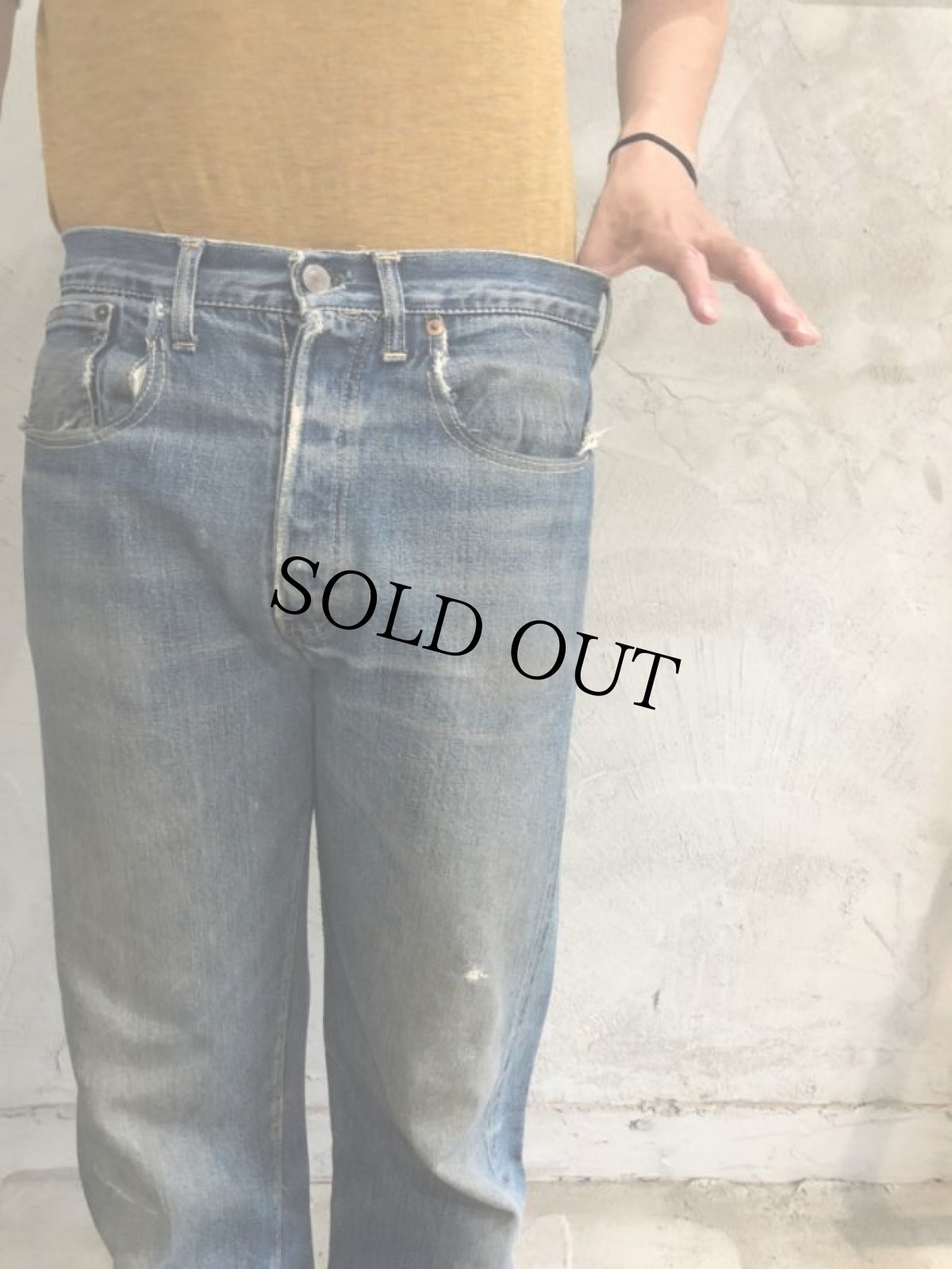 画像7: 1950's LEVI'S 501XX ギャラ入り紙パッチ W32 (7)