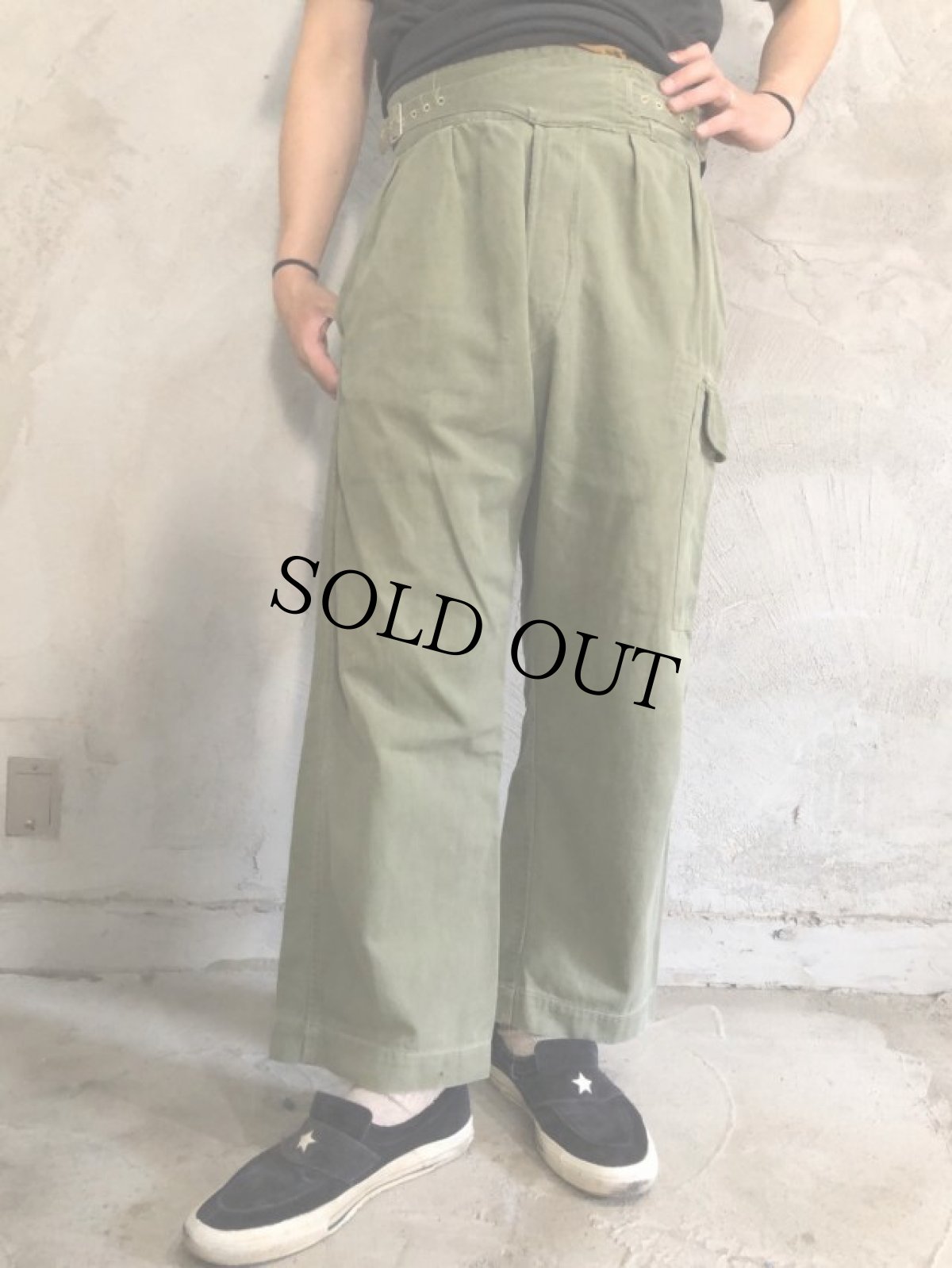 画像2: French Army Gurkha Pants W28-33 (2)
