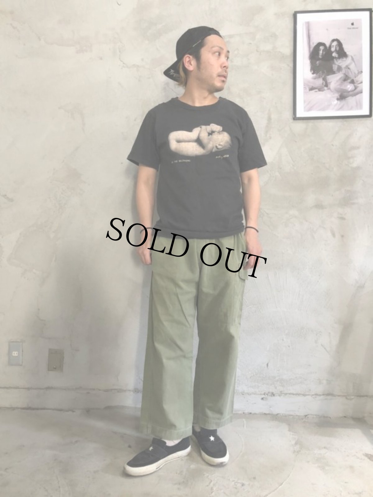 画像5: 90's Larry Labonte USA製 "IN THE BEGINNING" Art T-shirt (5)