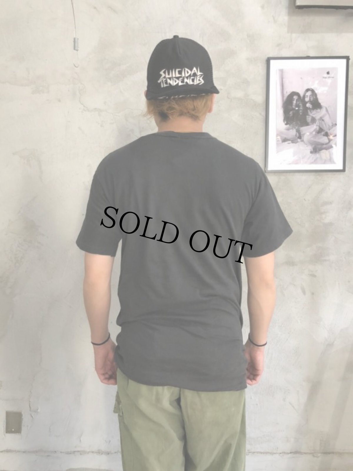 画像4: 90's Larry Labonte USA製 "IN THE BEGINNING" Art T-shirt (4)