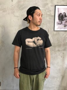 画像2: 90's Larry Labonte USA製 "IN THE BEGINNING" Art T-shirt (2)