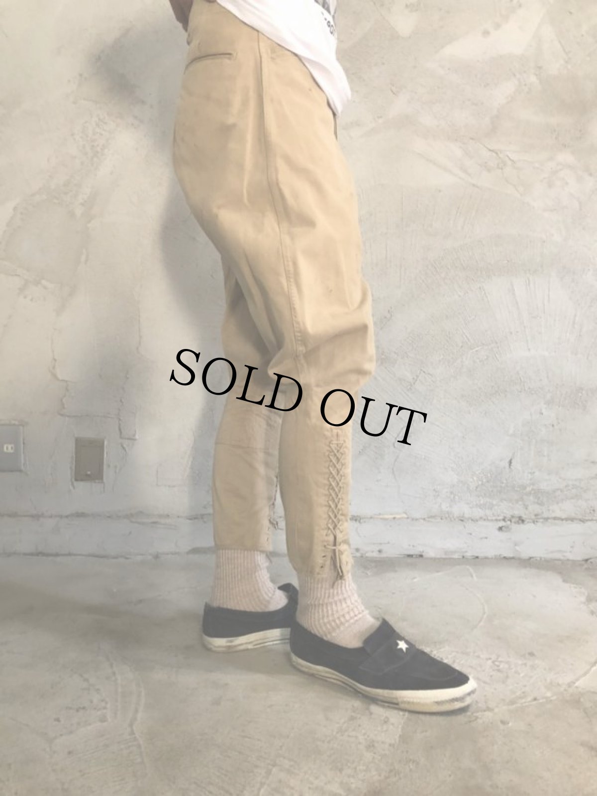 画像3: 30's〜40's U.S.ARMY Metal Button Jodhpurs Pants W31 (3)