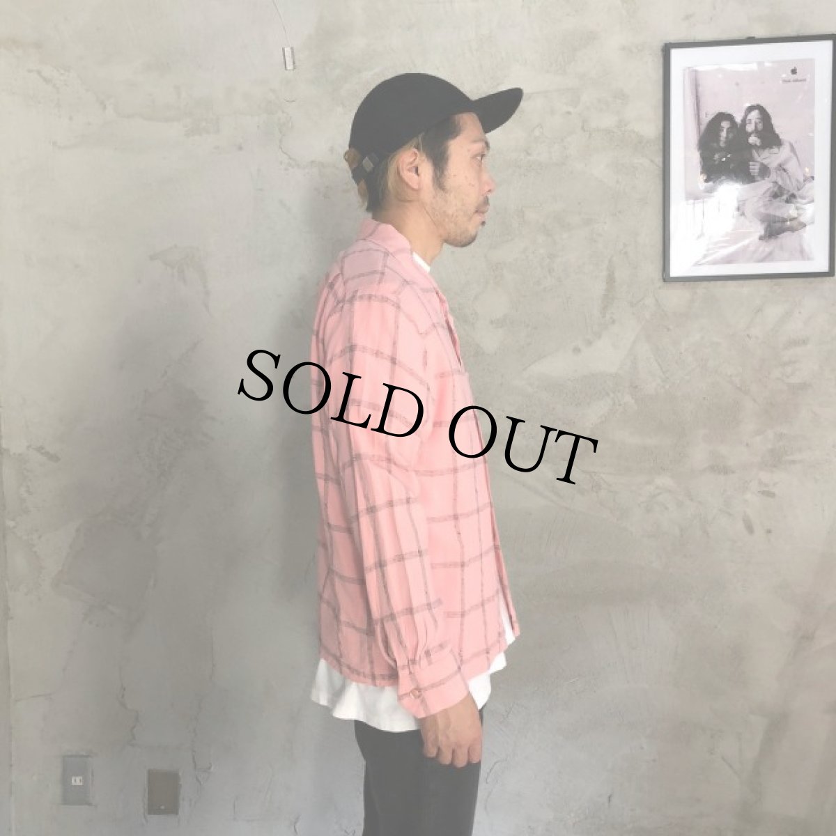 画像3: 50's 格子柄 開襟シャツ (3)