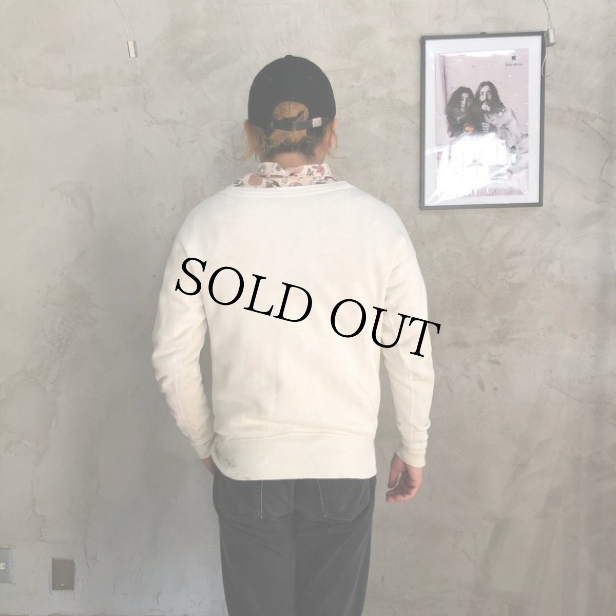 画像4: 50's〜60's 前V 無地Sweat (4)