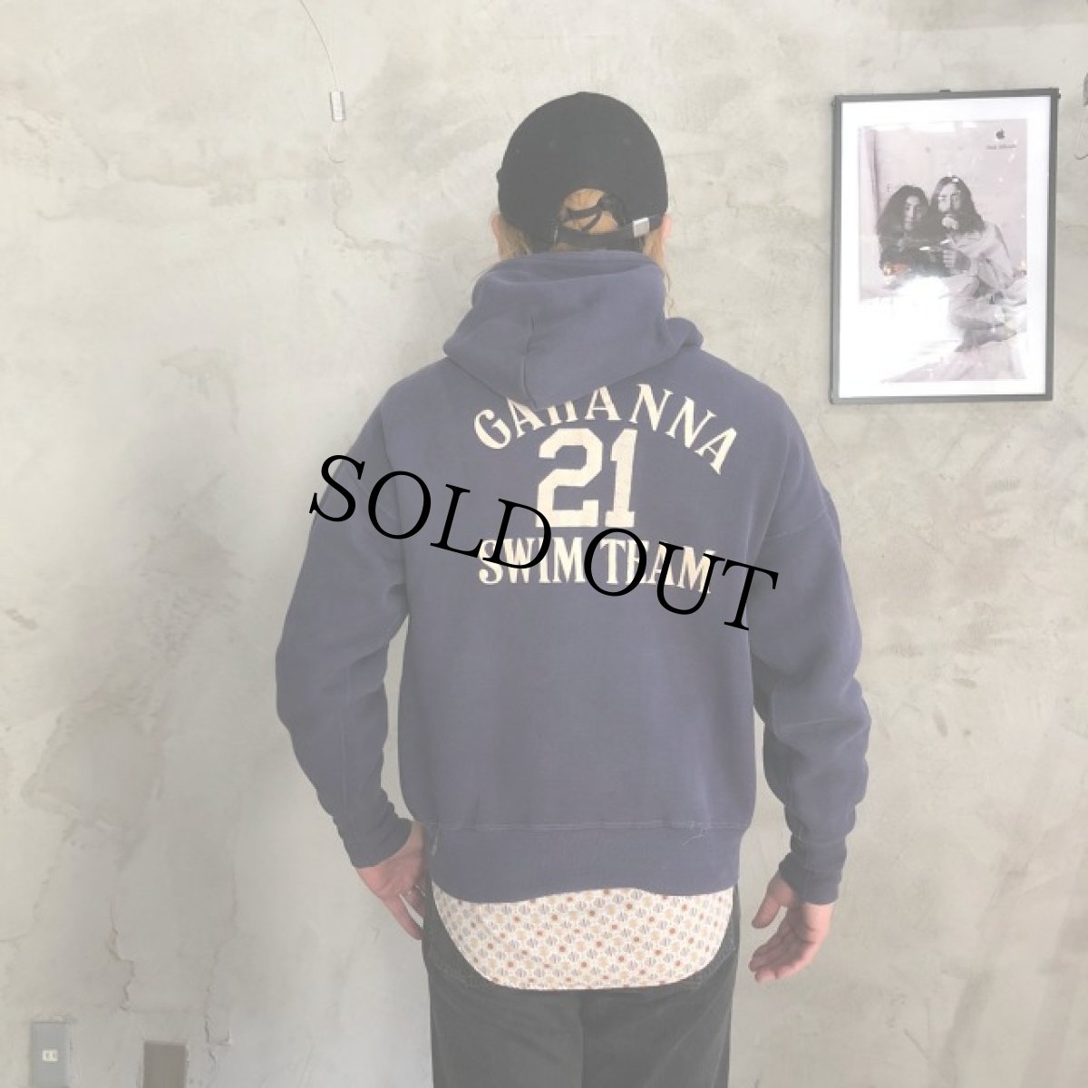 画像5: 60's "GAHANNA SWIM TEAM" Sweat Hoodie Navy (5)