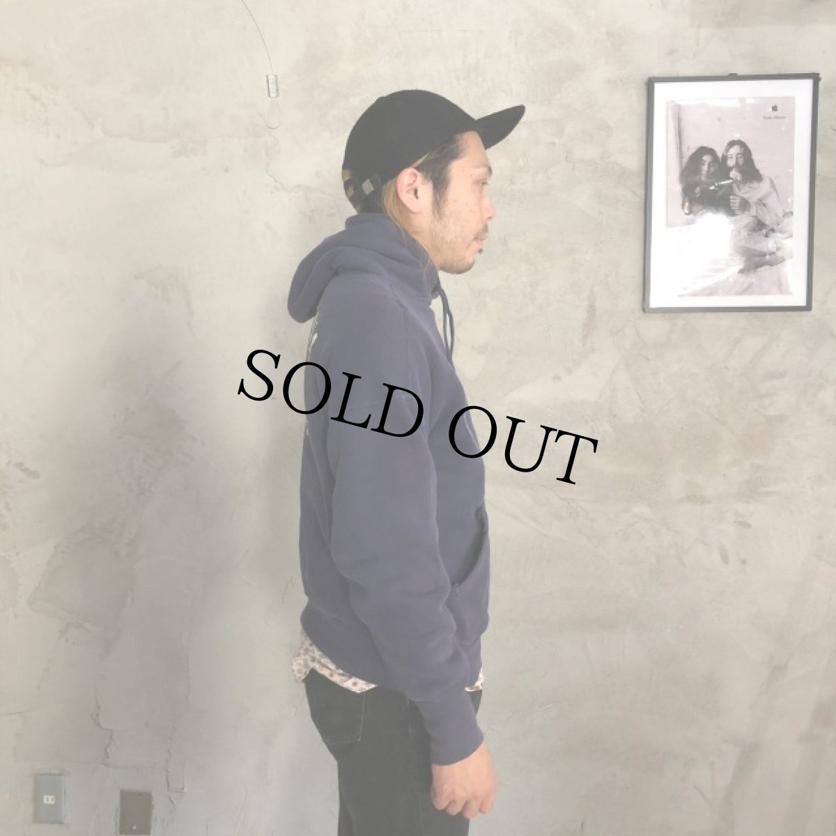 画像4: 60's "GAHANNA SWIM TEAM" Sweat Hoodie Navy (4)