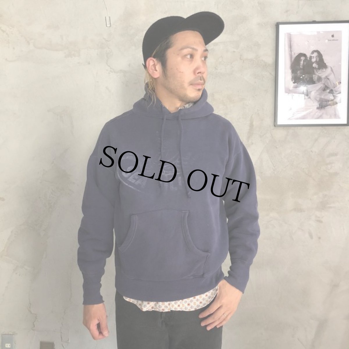 画像3: 60's "GAHANNA SWIM TEAM" Sweat Hoodie Navy (3)