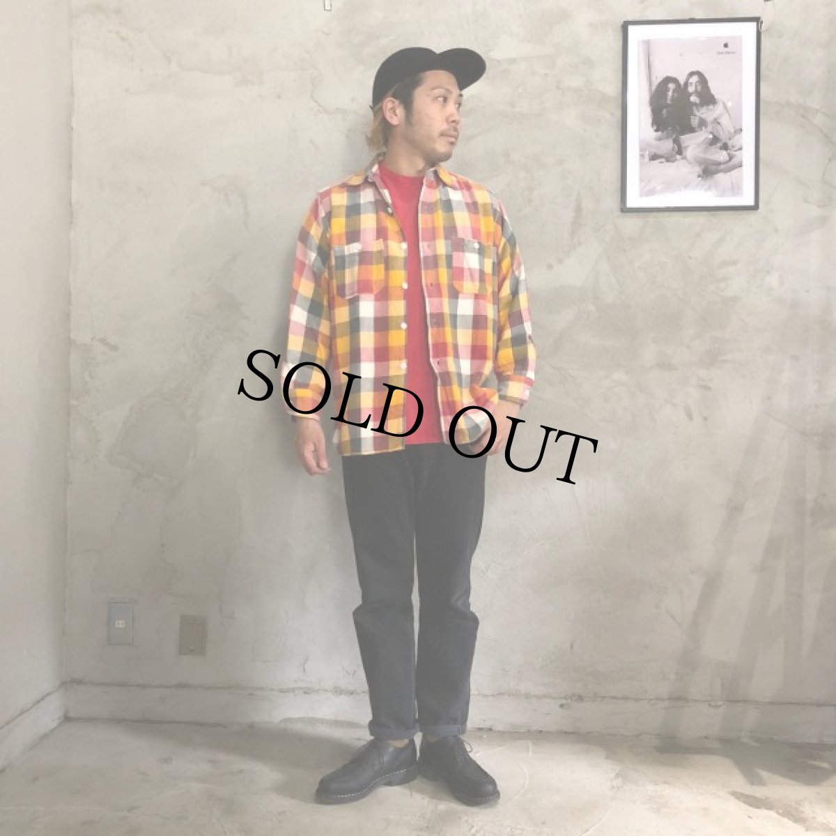 画像5: 50's SUNVALLEY PLAID チェック柄 マチ付きネルシャツ (5)