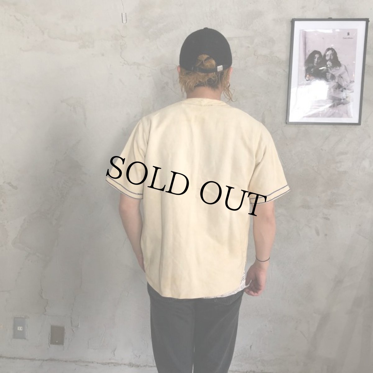 画像4: 40's "Rhines" Baseball Flannel Shirt (4)