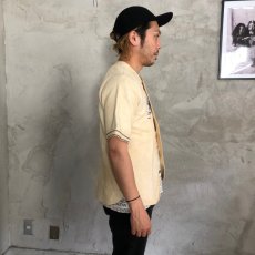 画像2: 40's "Rhines" Baseball Flannel Shirt (2)