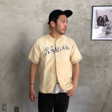 画像3: 40's "Rhines" Baseball Flannel Shirt (3)