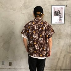 画像4: 50's KAHANAMOKU Rayon Hawaiian Shirt (4)