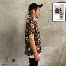 画像3: 50's KAHANAMOKU Rayon Hawaiian Shirt (3)