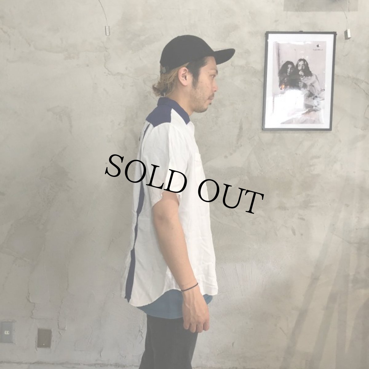 画像3: 60's USA製 チェーン刺繍ボーリングシャツ (3)