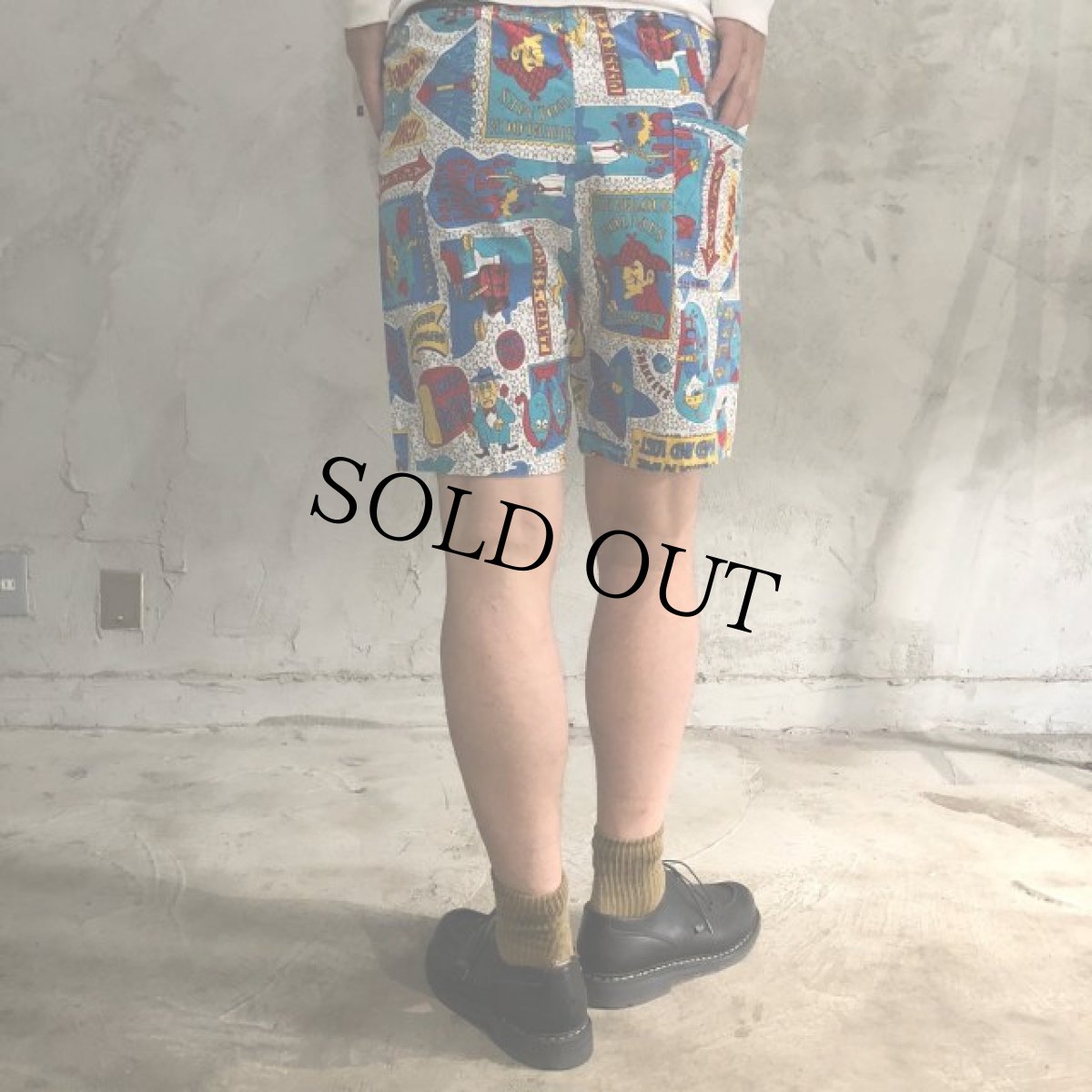 画像7: SHERLOCK HOLMES, FRANKLIN... モンスター柄 コットンショーツ (7)