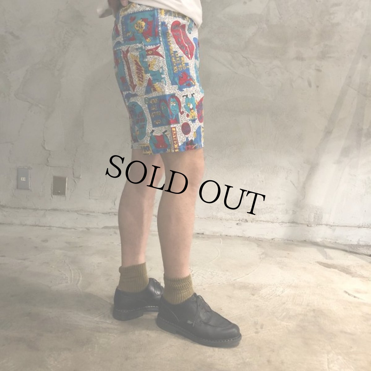 画像6: SHERLOCK HOLMES, FRANKLIN... モンスター柄 コットンショーツ (6)