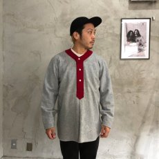 画像1: 【SALE】 30〜40's ロングスリーブ ベースボールシャツ (1)