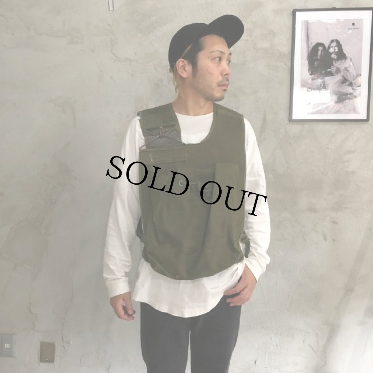 画像3: 40's WWII U.S.ARMY Ammunition Carrying Bag M2 (3)