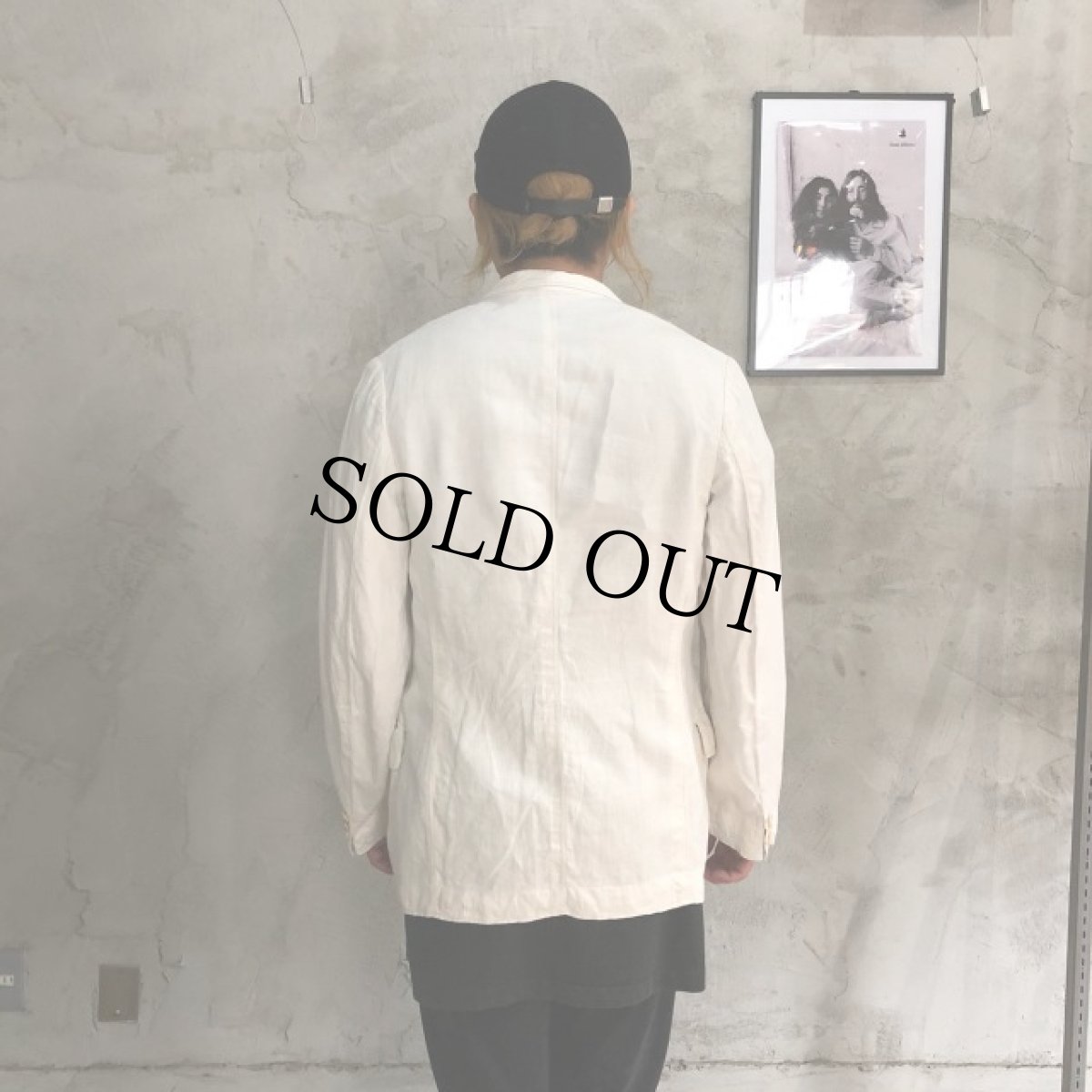 画像5: 40's リネンサックジャケット (5)