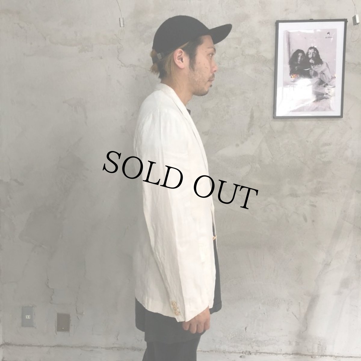 画像3: 40's リネンサックジャケット (3)