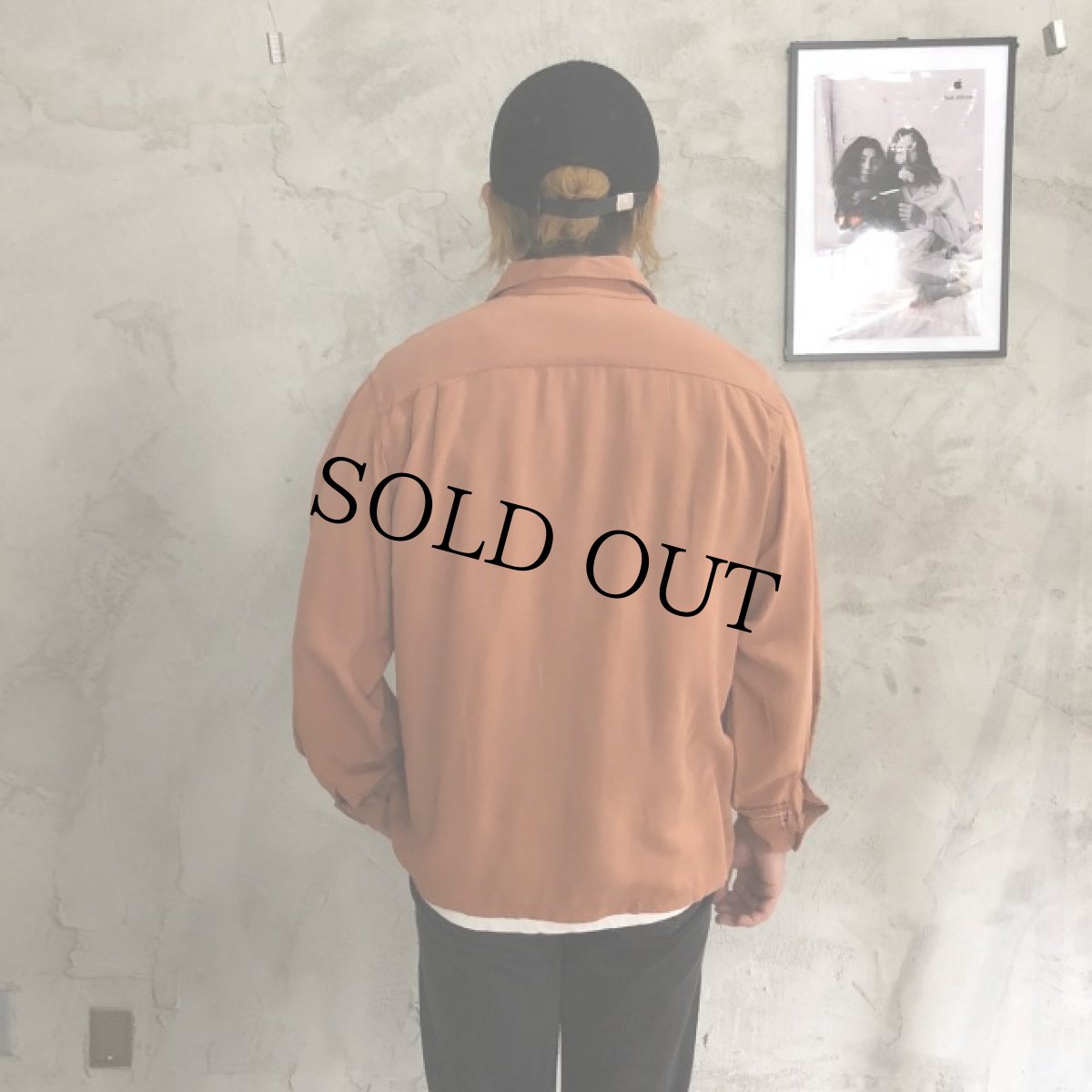 画像4: 50's Rugby Rayon Print Shirt L (4)