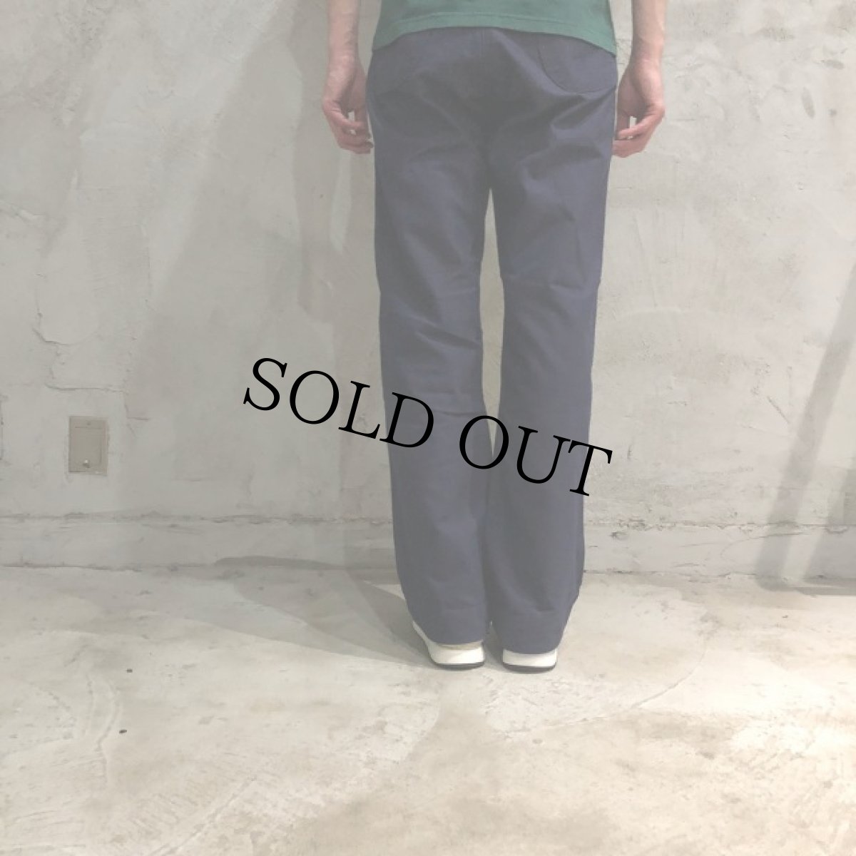 画像4: 70's U.S.NAVY UTILITY TROUSERS DARK BLUE W28 (4)