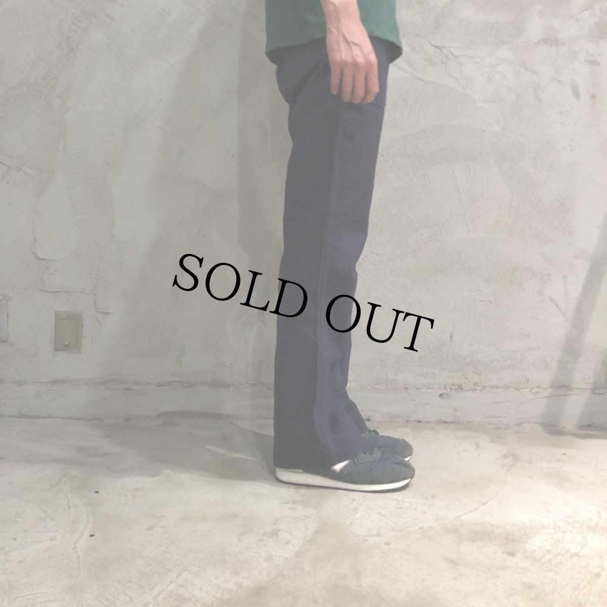 画像3: 70's U.S.NAVY UTILITY TROUSERS DARK BLUE W28 (3)