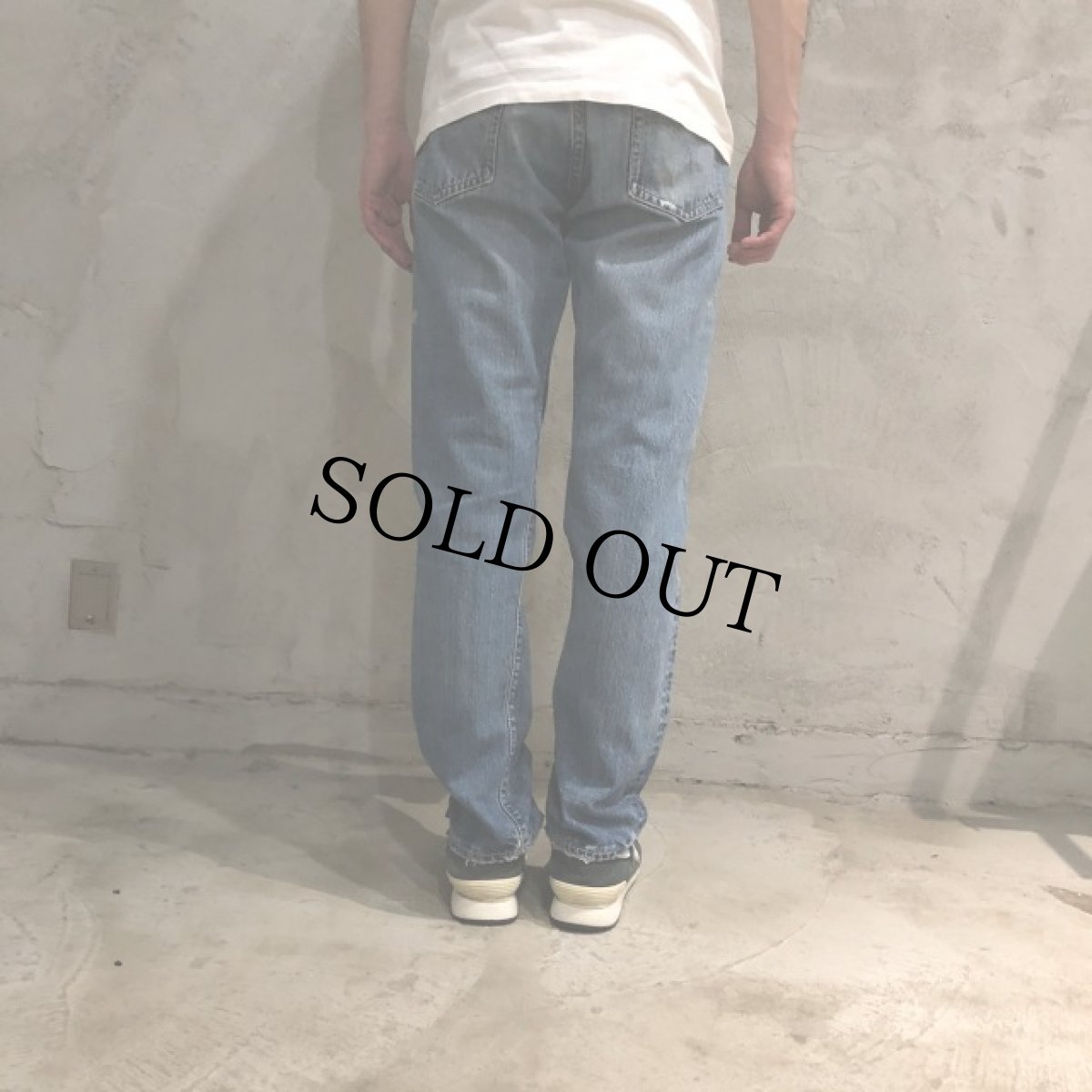 画像5: 60's〜70's LEVI'S 505 BIGE デニムパンツ W30 (5)