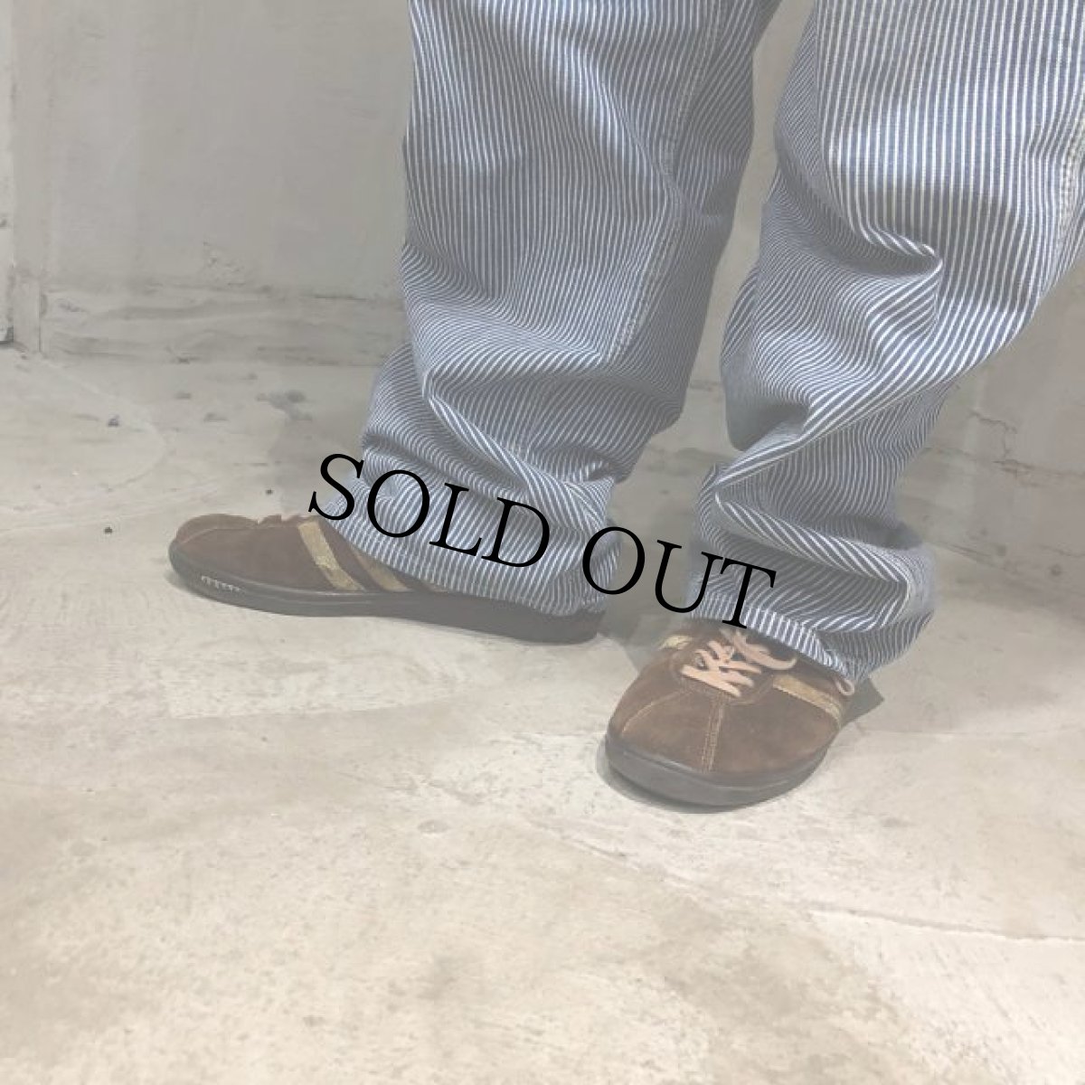 画像6: 70's Lee USA製 ヒッコリーデニムオーバーオール W39 (6)