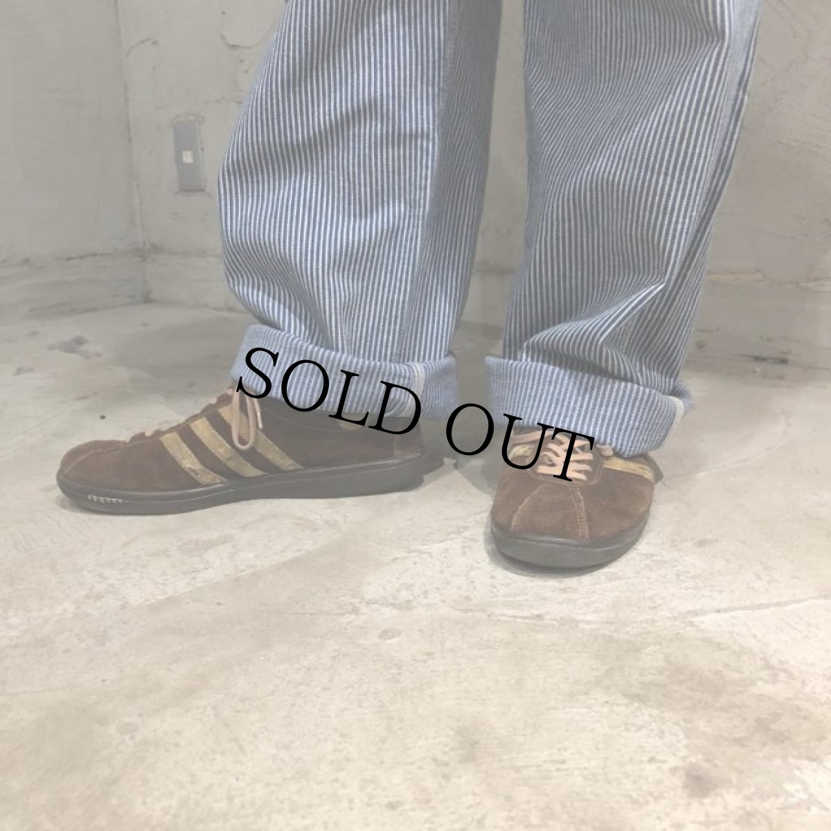 画像5: 70's Lee USA製 ヒッコリーデニムオーバーオール W39 (5)