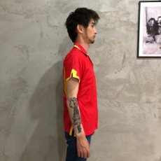 画像4: 【SALE】 VINTAGE "SAND BAGGERS 77-OKINAWA-78" 開襟ボーリングシャツ (4)