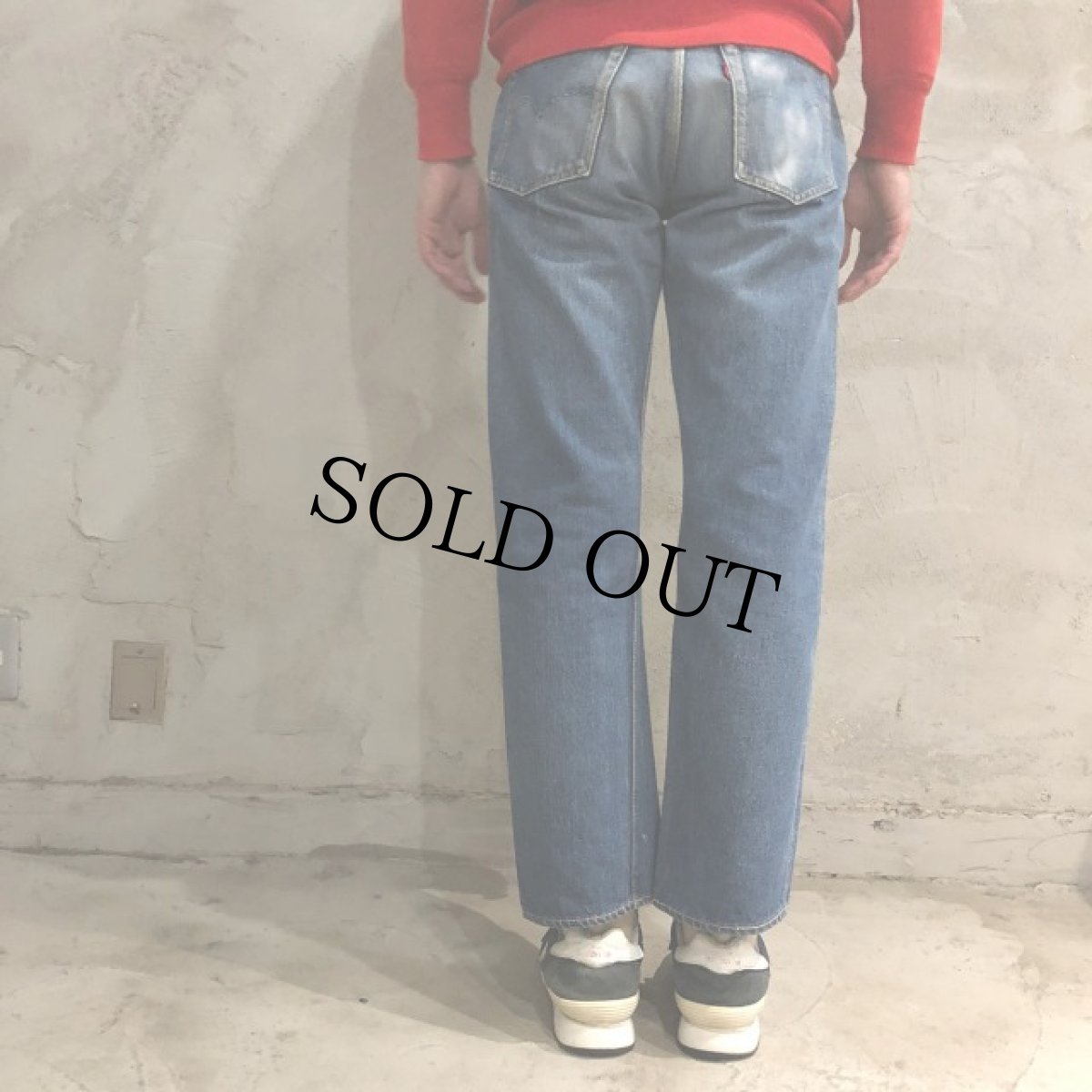 画像5: 50's〜60's LEVI'S 504ZXX ギャラ入り紙パッチ デニムパンツ W29 (5)