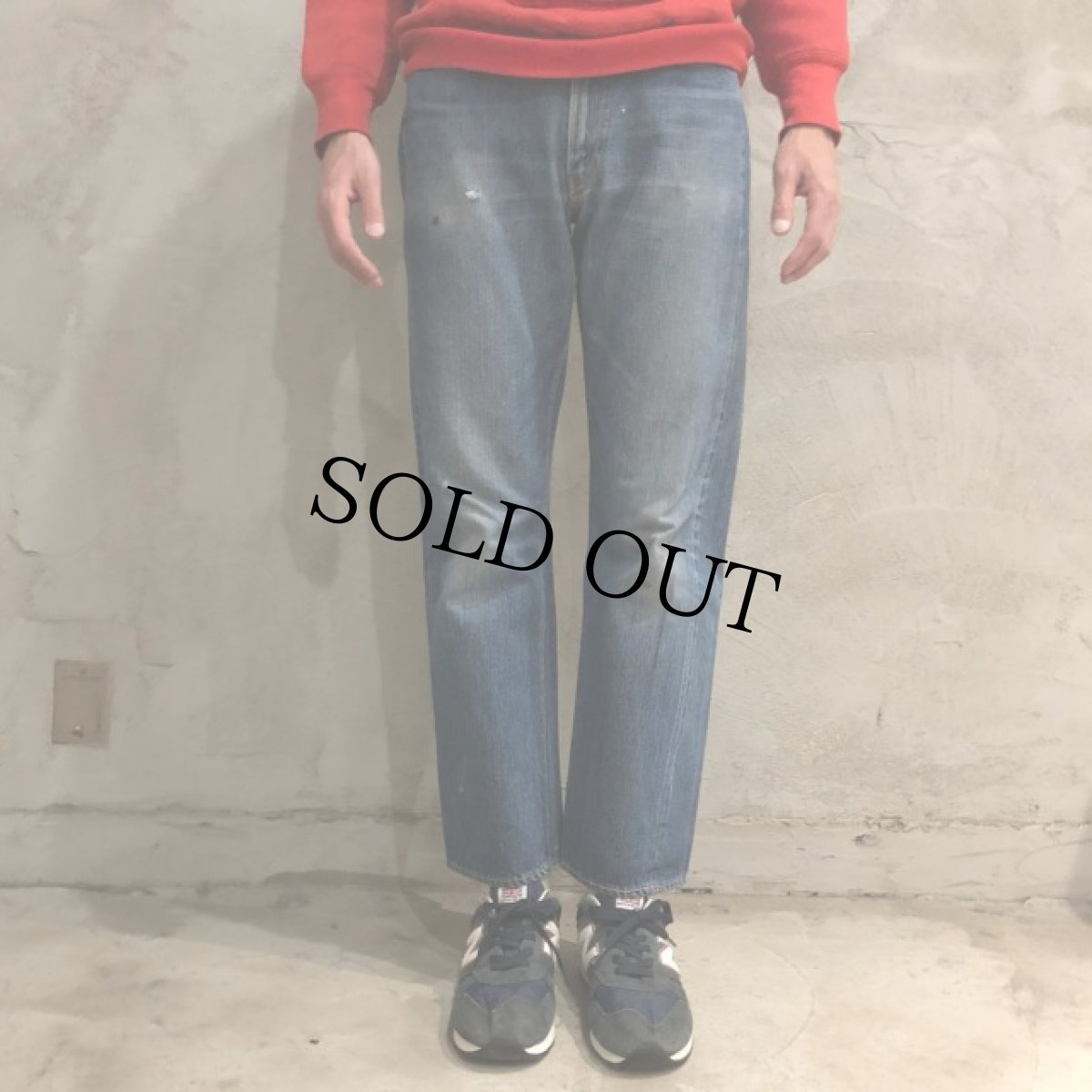 画像3: 50's〜60's LEVI'S 504ZXX ギャラ入り紙パッチ デニムパンツ W29 (3)